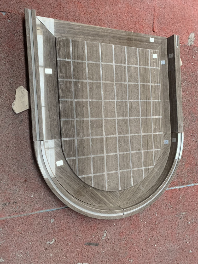 Nature Marble Stone Bathroom Shower Pan