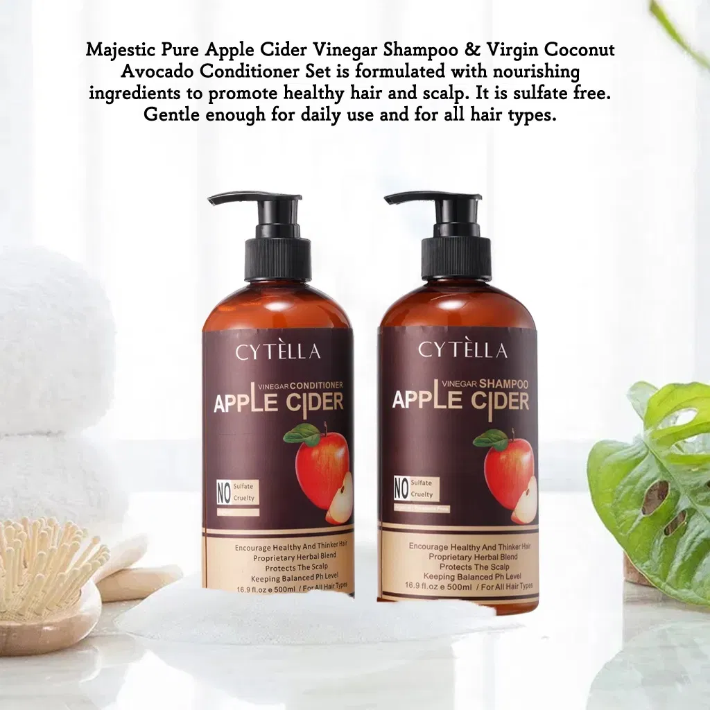 Moisturizing Nourishing Apple Cider Vinegar Shampoo and Conditioner