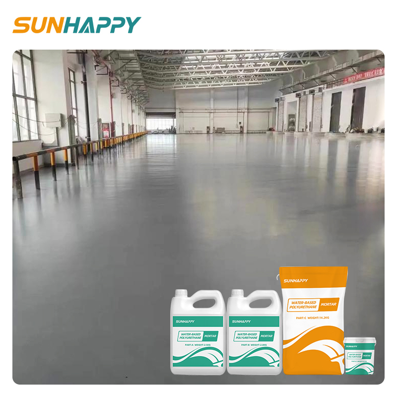 Anti-corrosion PU Mortar Self Leveling Flooring Paint Waterproof Coating Water-Based Polyurethane Mortar
