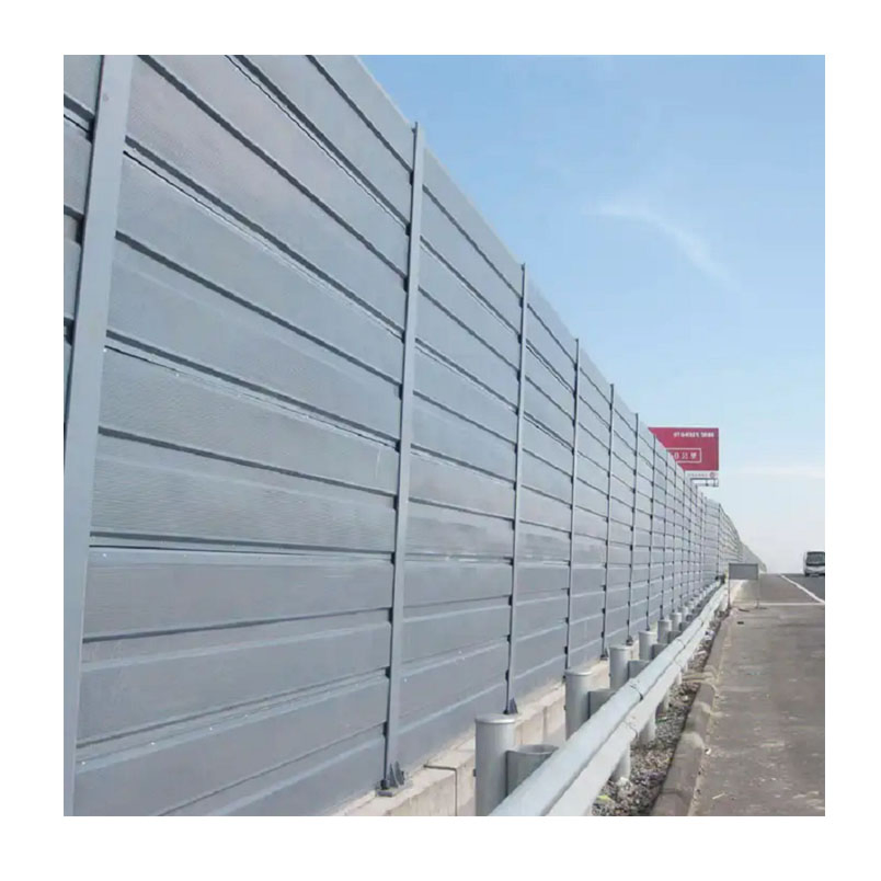 High Quality Sound Insulation Barrier Noise Panel Barrier for Highway Sound Barrier Aluminium Fence