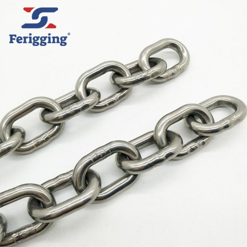 Factory Wholesale DIN766/DIN763 Marine Chains G30 Short/Long Link Chain for Anchor