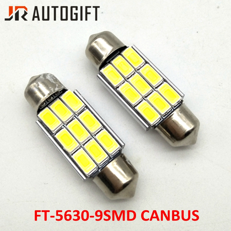 Светодиодная лампа C5W 5630 5730 9SMD Canbus для номера