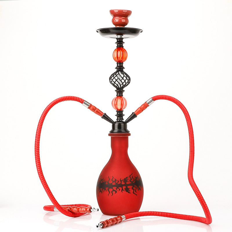 Various Styles of Arabic Hookah Medium Set Glass Pipe Hookah Tobacco Shisha