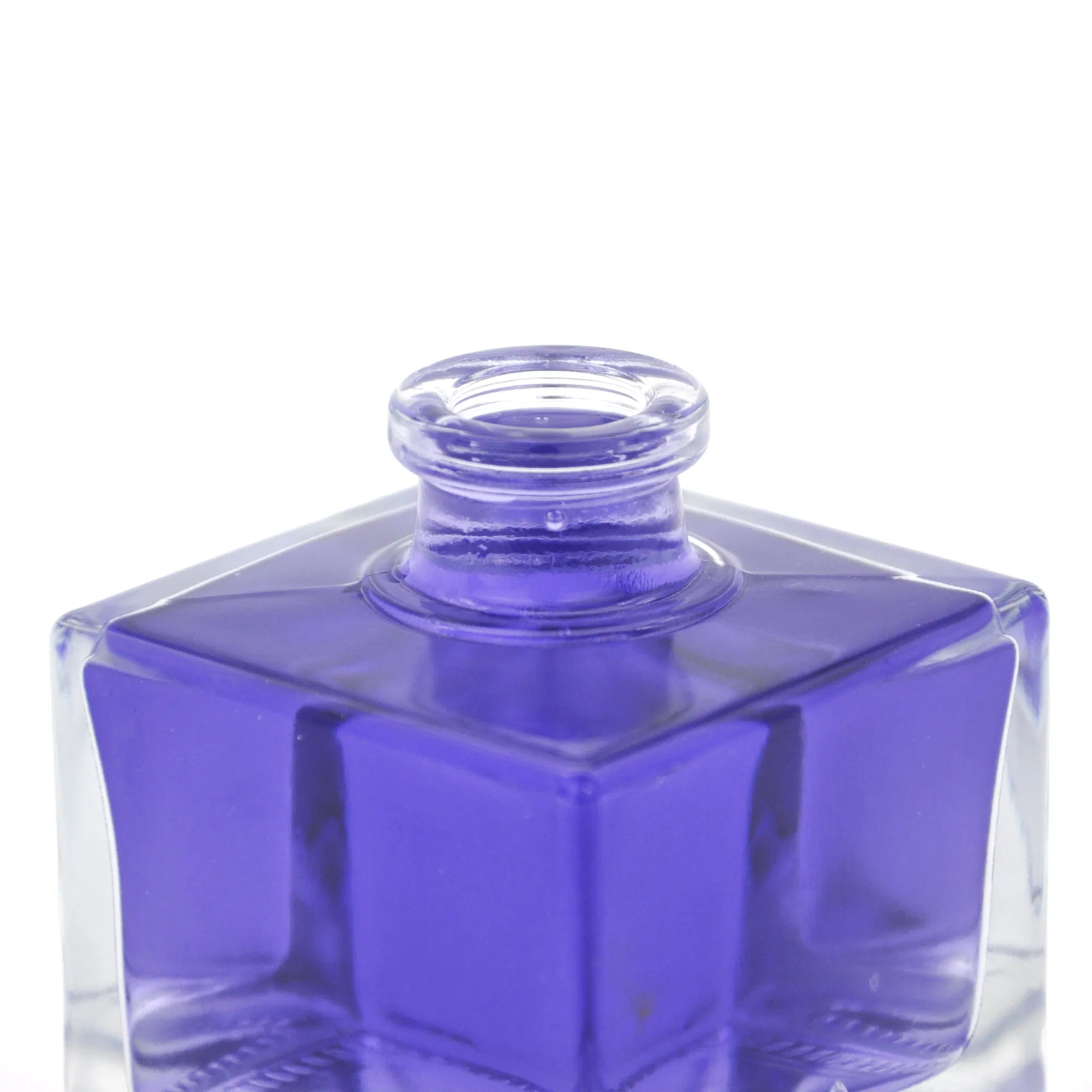 Hot Sale 80ml 100ml Transparent Square Glass Diffuser Bottles