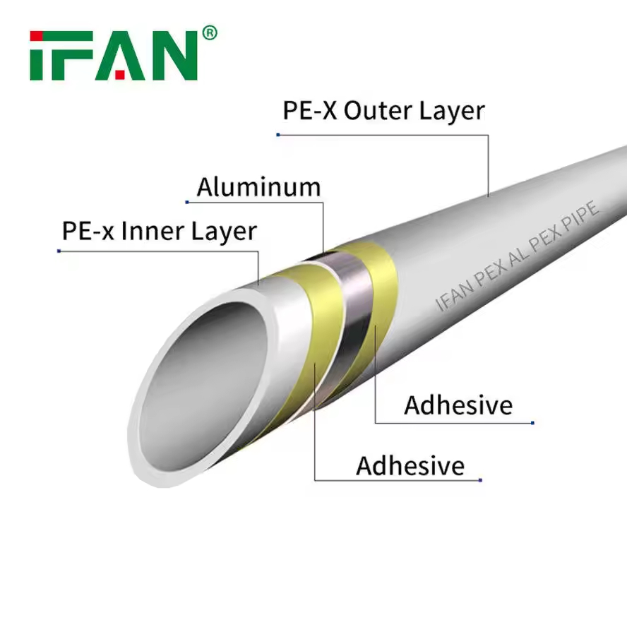 Ifan All Types Underfloor Heating 16-32mm Composite Pex Al Pex Pipe ISO 21003 Pex Water Pipes