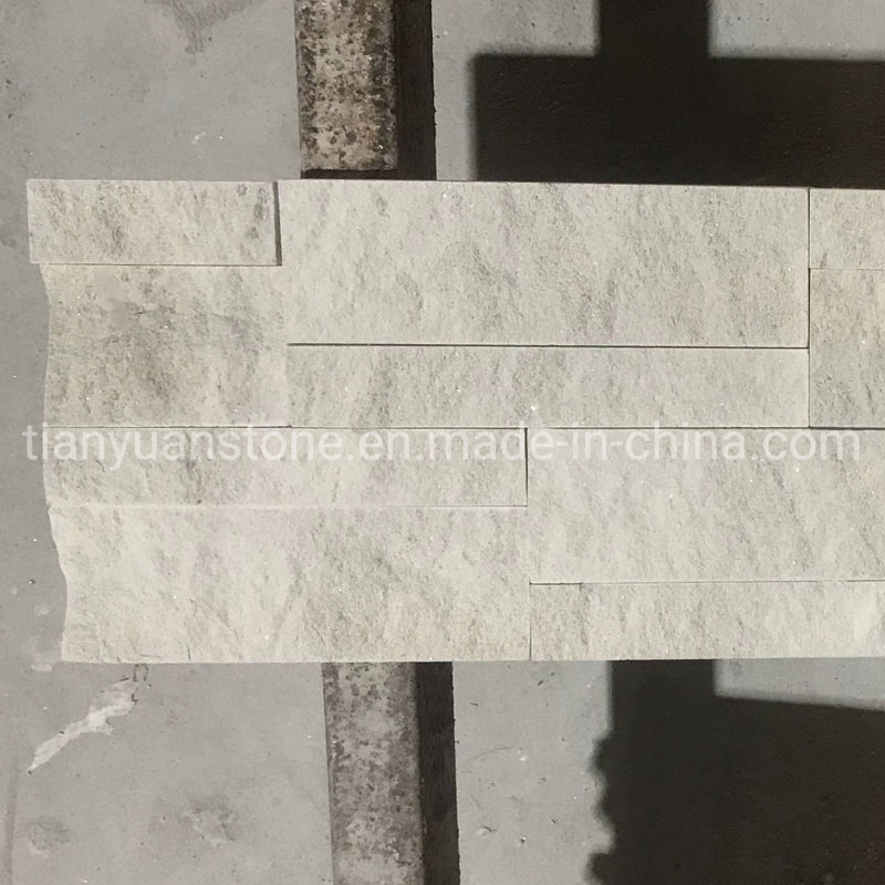 White Limestone Ledge Stone for Feature Wall