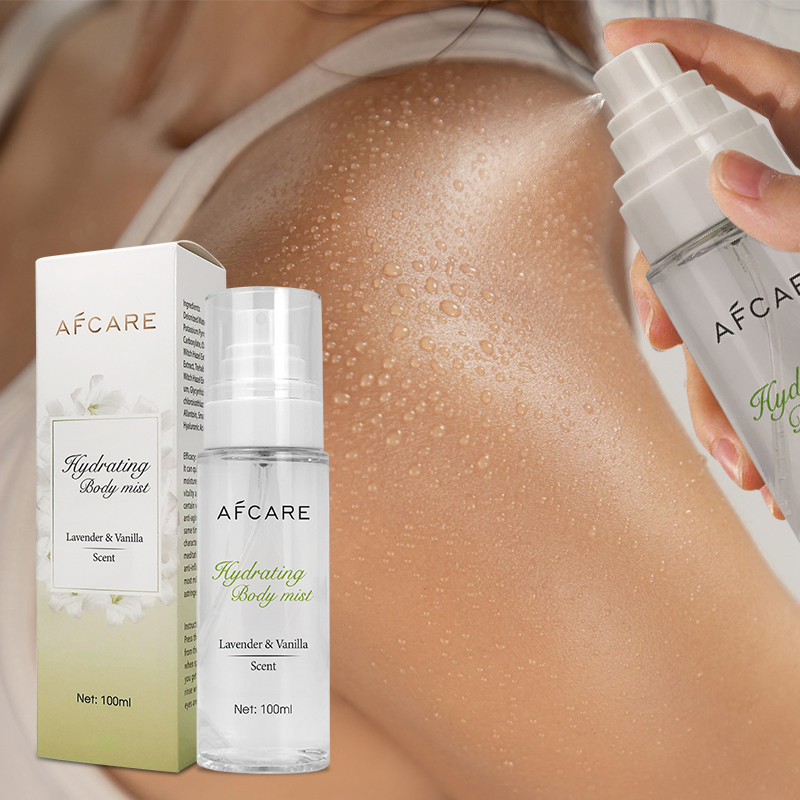 Luxury Ferfume Cruelty-Free Moisturizer Nourishing and Hyaluronic Acid Lavender Vanilla Body Spray