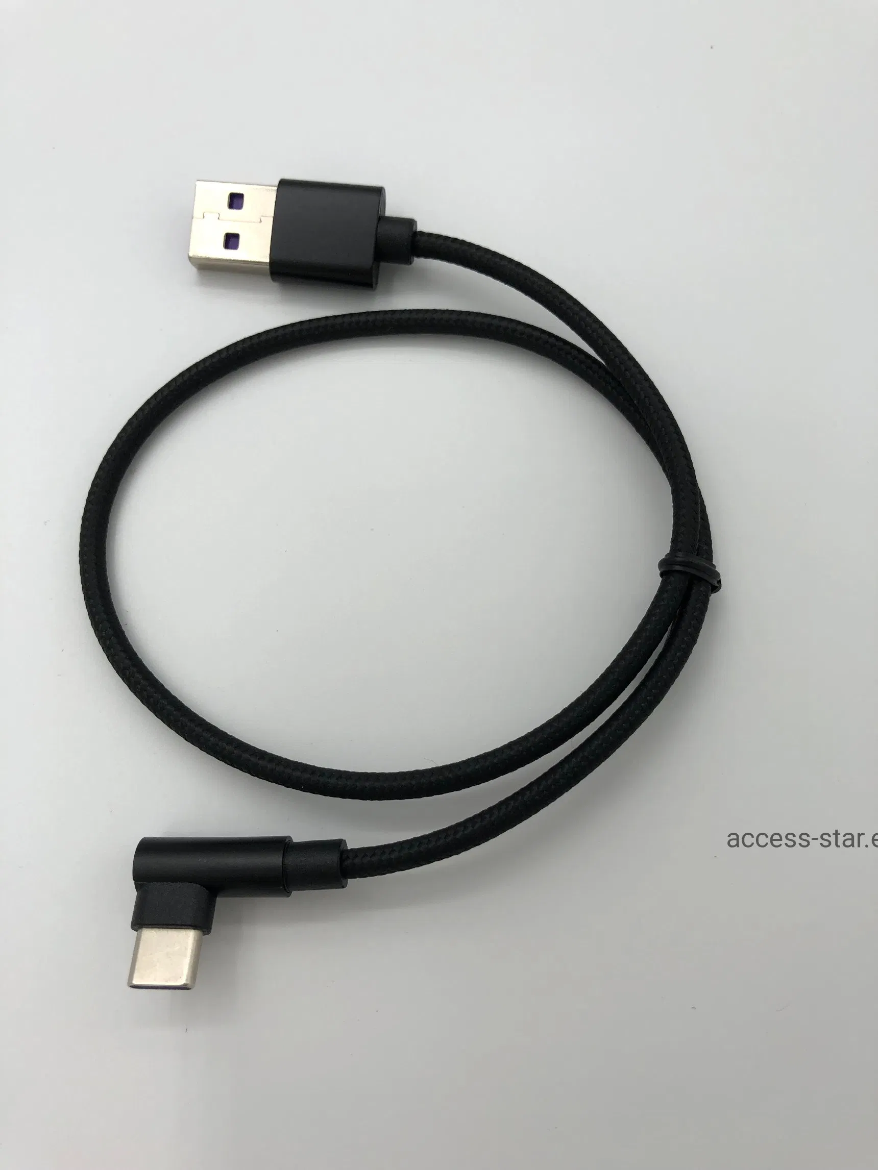Угловой кабель Type-C — USB, 60 см