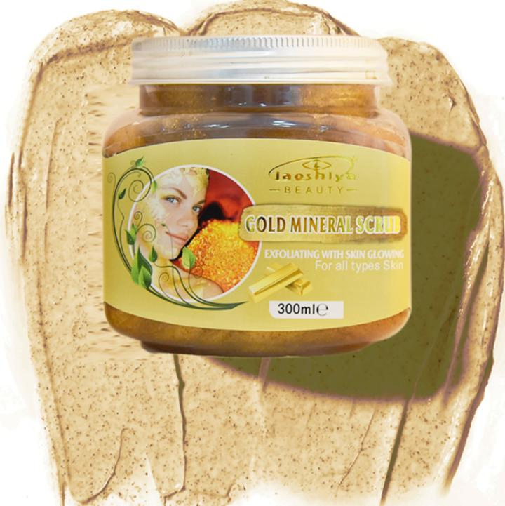 Cutomized Different Flavor Deep Cleansing Gold Mineral Moisturizing Exfoliating Scrub