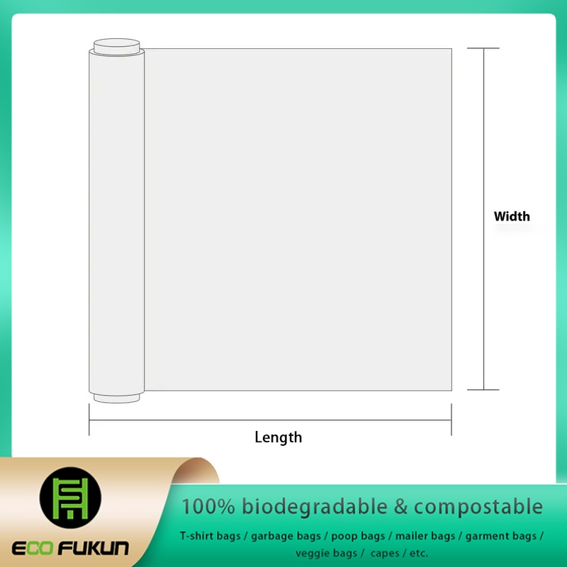DIN Certificated Fully Compostable Cling Wrap with Cumtom Box and Slide Cutter