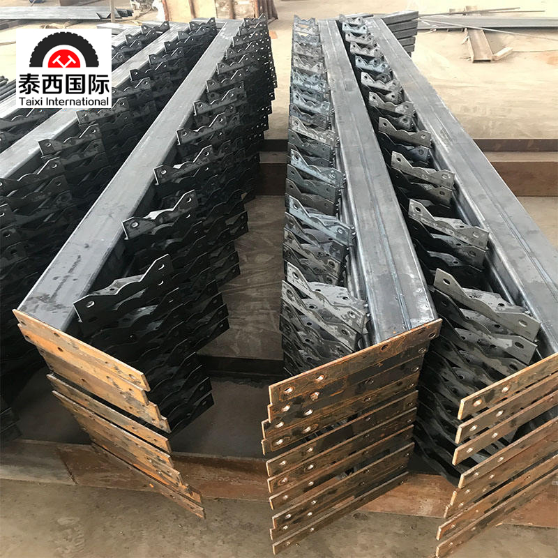 Custom Welded Exterior Metal Stairs Stringers Outdoor Straight Access Prefab Steel Stair