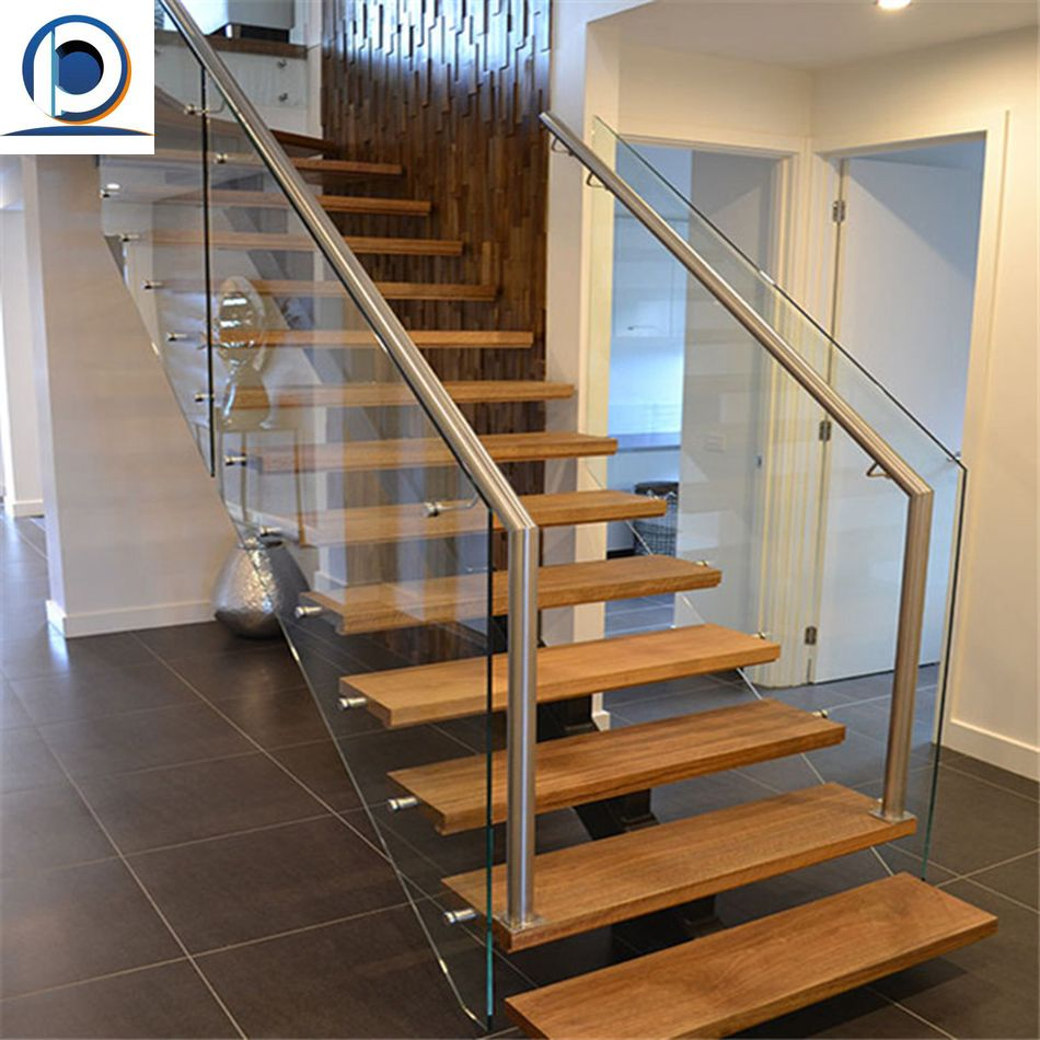 Supplier Direct Wooden Treads Straight Staircase