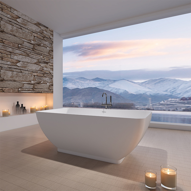 Роскошная отдельностоящая ванна из ПММА