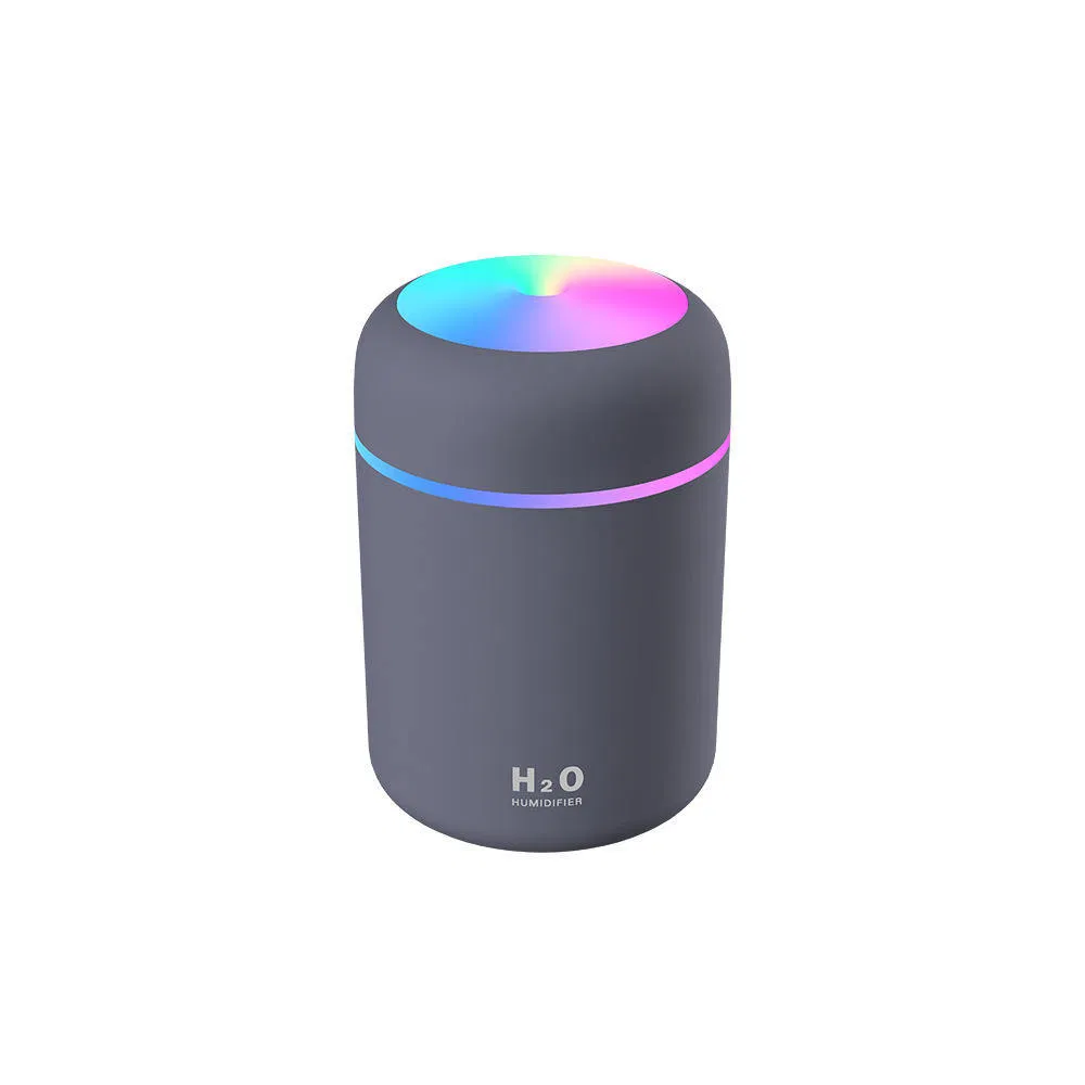 Colorful LED Light Home Electric Air Diffuser 300ml Spray Mist USB H2O Ultrasonic Mini Portable Humidifier