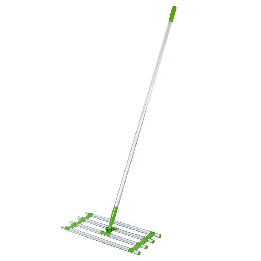 Garden Portable Multifunctional Lawn Leveling Rake with Aluminum Handle Garden Hand Tools