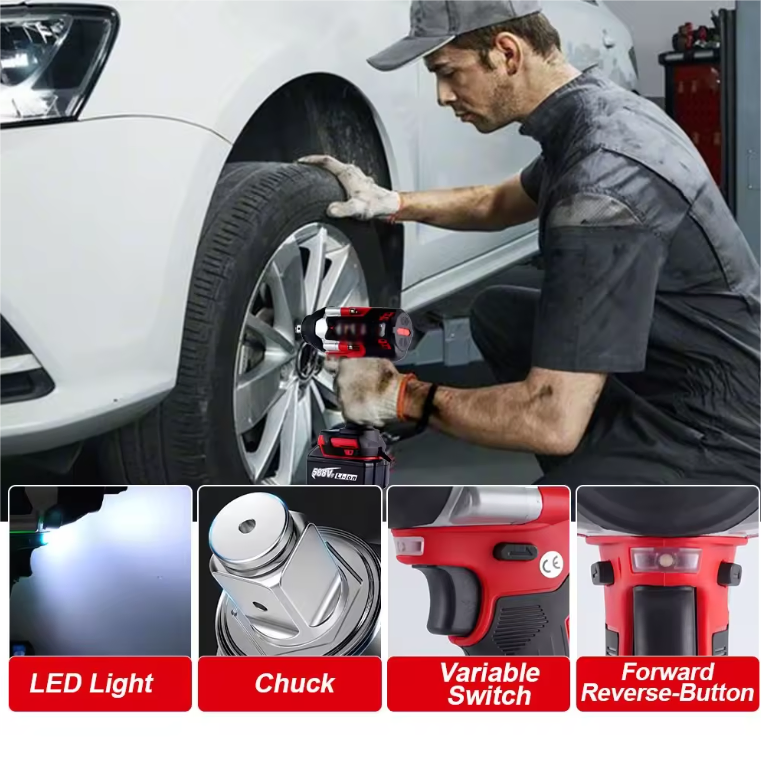 Гайковерт ударный 21В профессиональный Cisivis