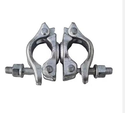 Building Material Q235 Steel Double Coupler Scaffolding Clamp and Scaffold Clip Drop Forged Swivel Coupler
