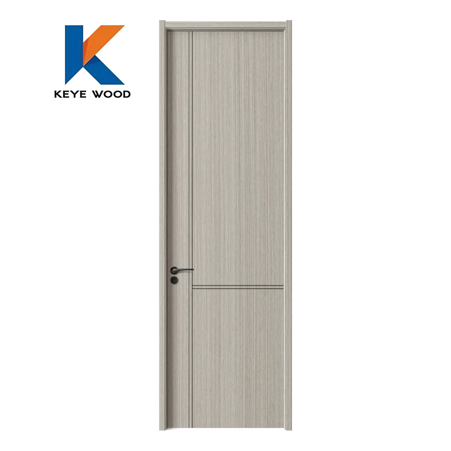 Contemporary Wooden Interior WPC Wood Security Door for Apartment Hotel and Office Interiors