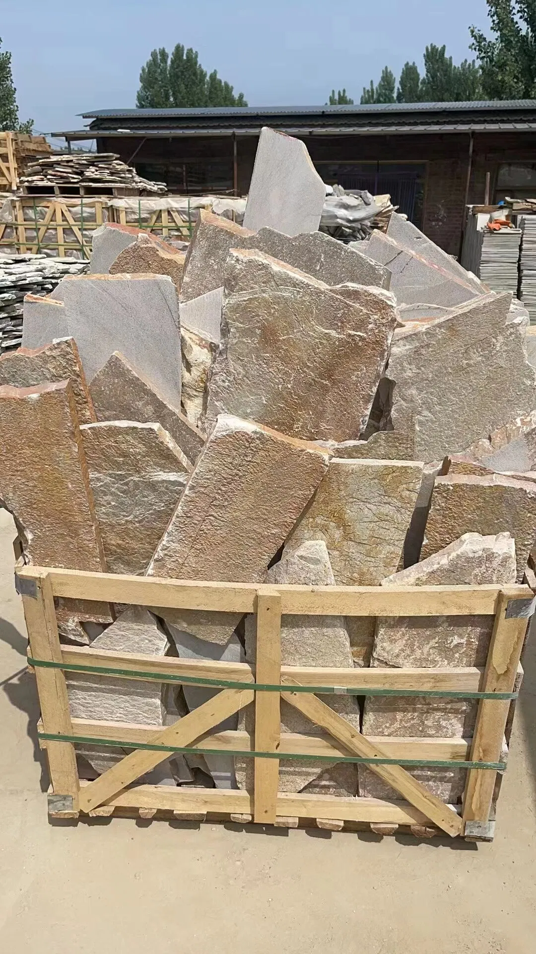Slate Irregular Flagstone for Flooring Paving