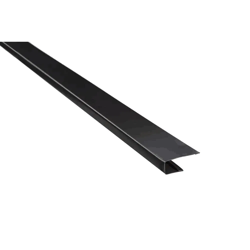 3/8"X12feet Size Aluminum J Trim/J Channel for Roofing Soffit and Siding Insallation Accessories
