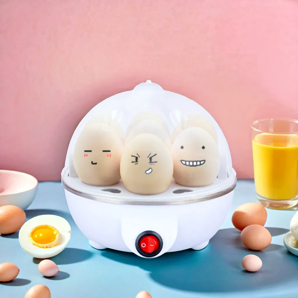 Compact Automatic Egg Cooker: Versatile Steamer for Quick Cooking