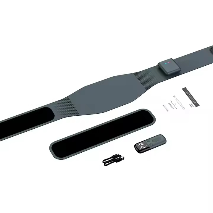 Smart Portable Back Pain Electric Heat Pad Lumbar Massage Belt Electric Massager for Waist Pain Electric Waist Massager Belt