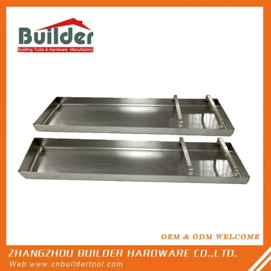 28'' X 8'' Stainless Steel Knee Boards with Knee Pads, Contractor-Grade