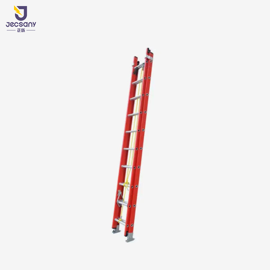 Industrial Grade Fiberglass Extension Ladder Corrosion-Resistant