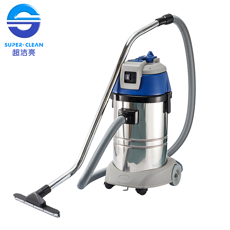 30 Liter Stainless Steel Wet and Dry Vacuum Cleaner with Luxury Base