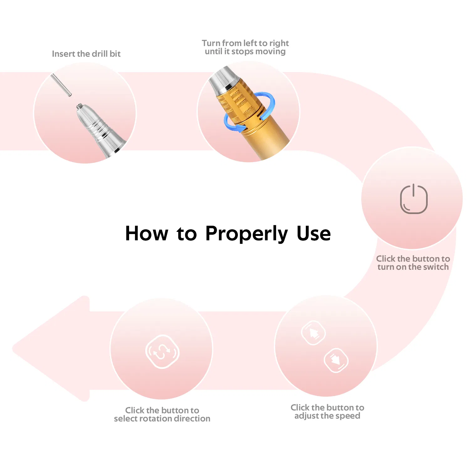 High Quality Factory Price Nail Drill Suppliers Gentle for Sensitive Nails Popularity High Speed 35000 Rpm Gel Remover Desktop Nail Grinder Salon-Grade