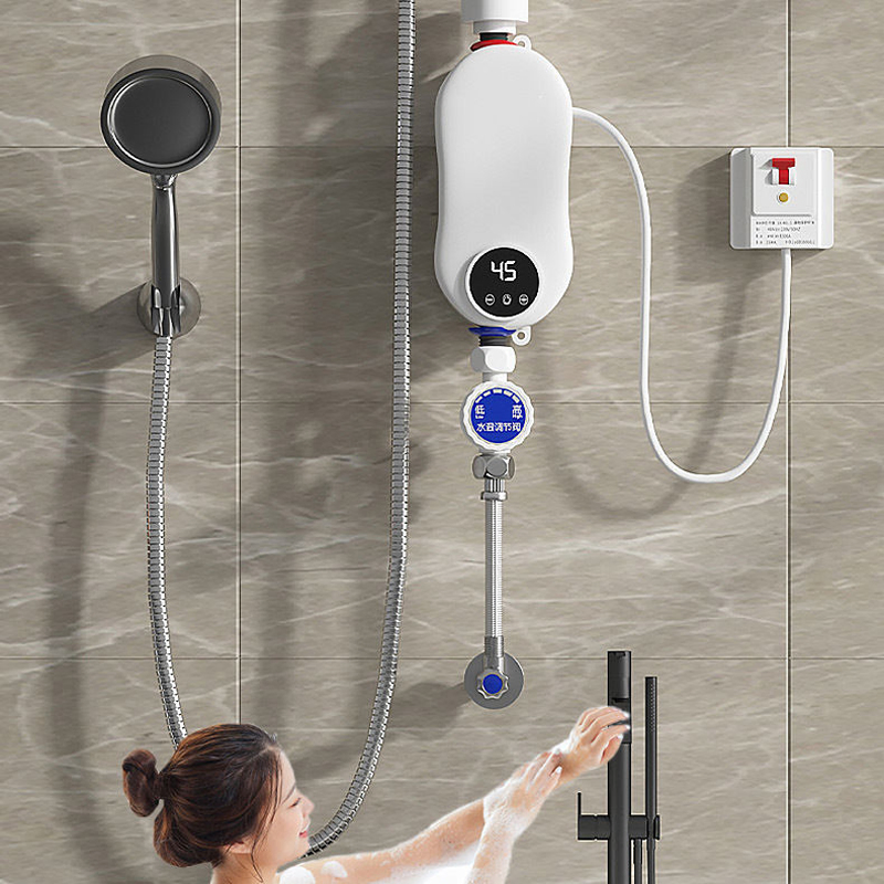 RV Household Hotel 3500-5000W Small Instant Tankless Stainless Steel Electric Water Heater