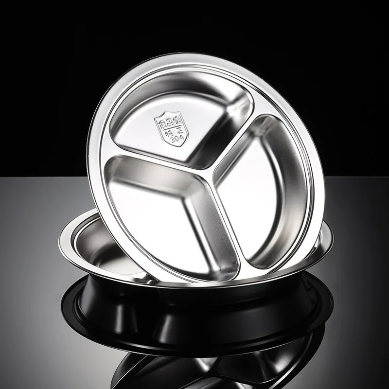 Custom Dinnerware Sets Luxury Metal Fabrication Services Kitchenware Baking Tray Aluminum Pizza Plate Stainless Food Places SUS 304 Brass Dish Manufacture