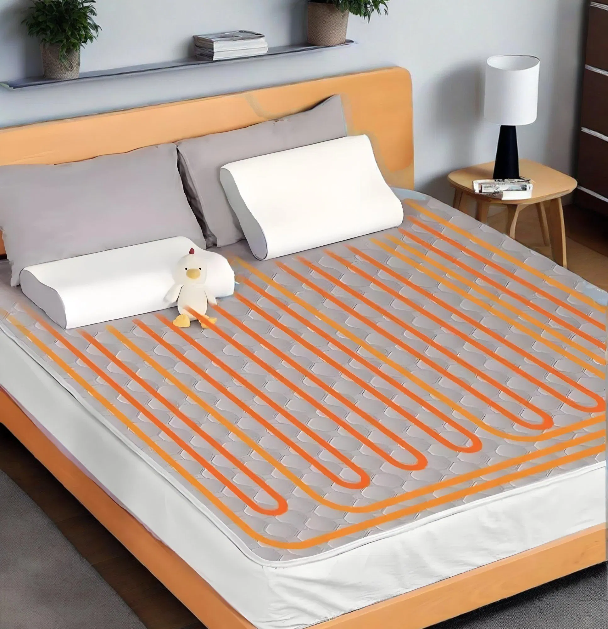 Silent Smart Water Cycle Electric Blanket Warm Bed Mattress with Automatic Constant Temperature