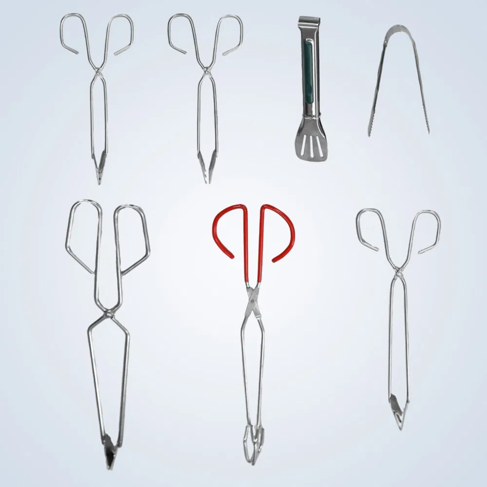 Hot Selling High Quality Stainless Steel Kitchen Barbecue Scissor Food Clip Outdoor Camping Barbecue Multi Tool BBQ Grill Charcoal Tongs