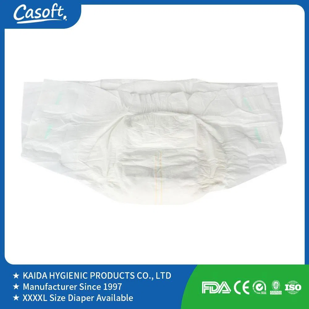 Top Factory Casoft Wholesale Cheap Biodegradable High Ultra Thin High Quality Disposable Adult Diaper for Old Men in Philippines Russia Korea Us Malaysia China