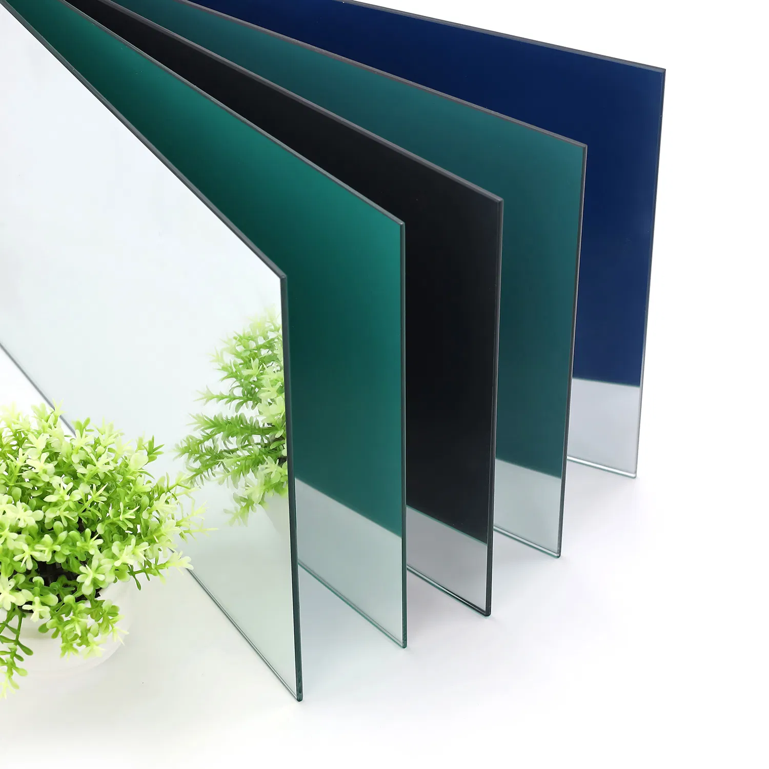 Clear, Bronze, Blue, Green All Colour Louver Glass with Size
