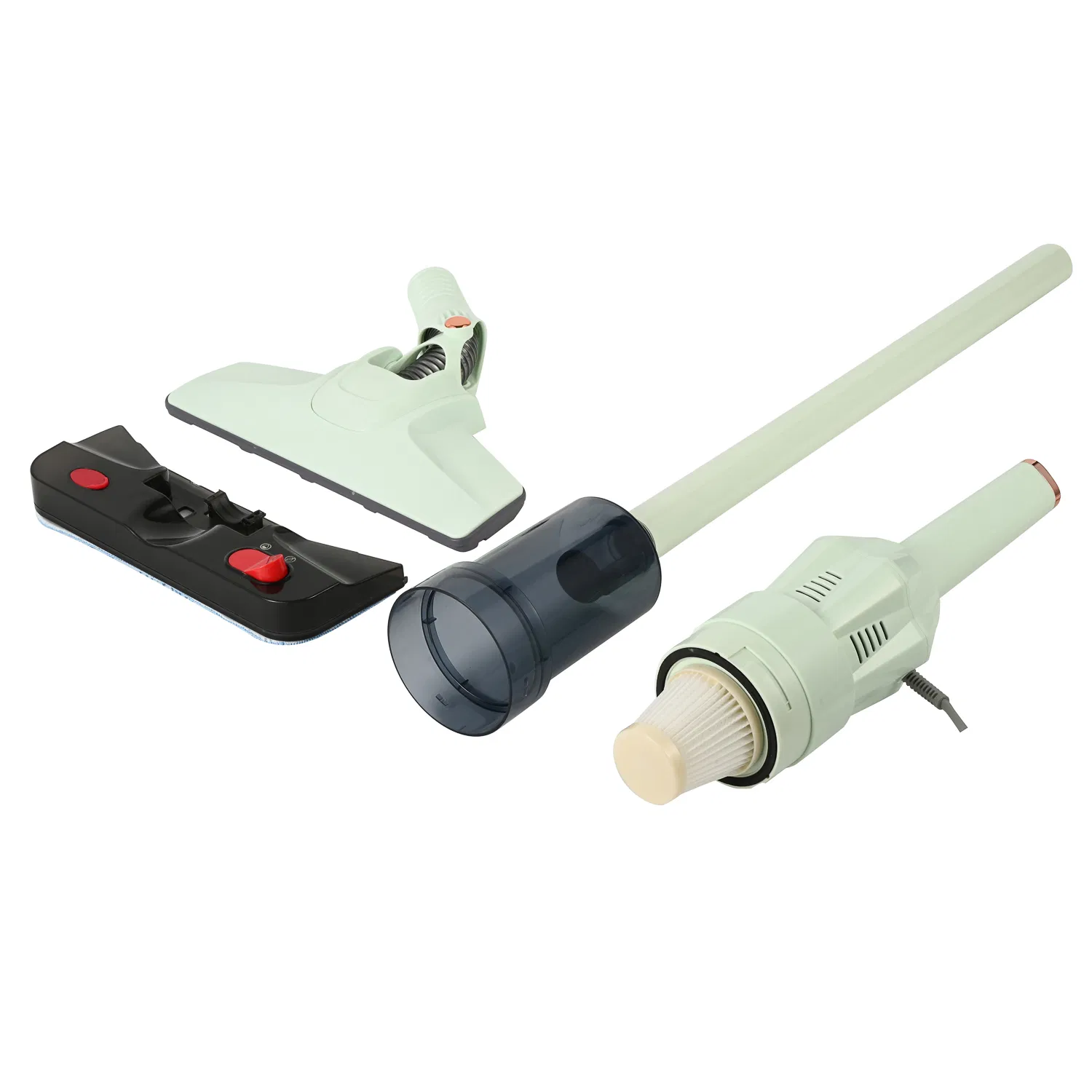 White Hand-Held Vacuum Cleaner, Lightweight 1.1kg for Easy Cleaning