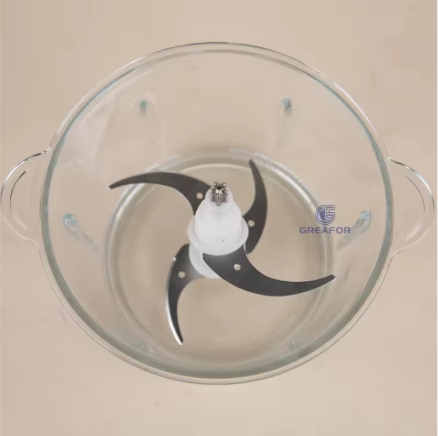 Versatile Nut Grinder Accessories with Transparent Bowl for Easy Mixing