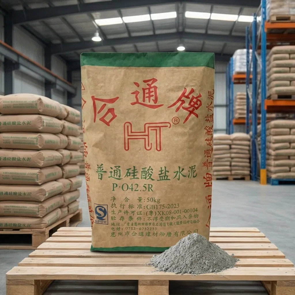 Ordinary Portland Cement P. O42.5r Building Material for Building and Road Construction Cement