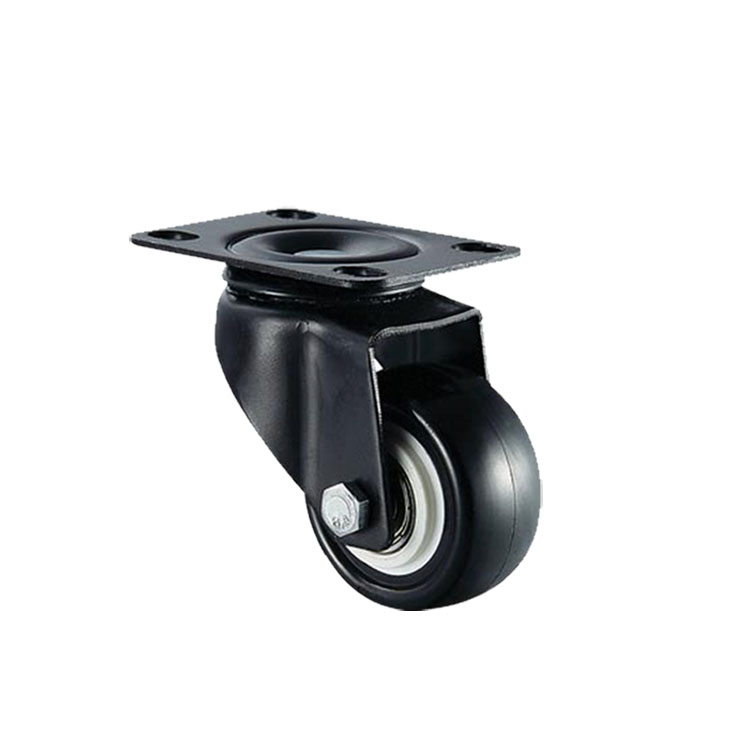 Black Caster Wheel with Break and Without Break for Movable Table, Cabinet