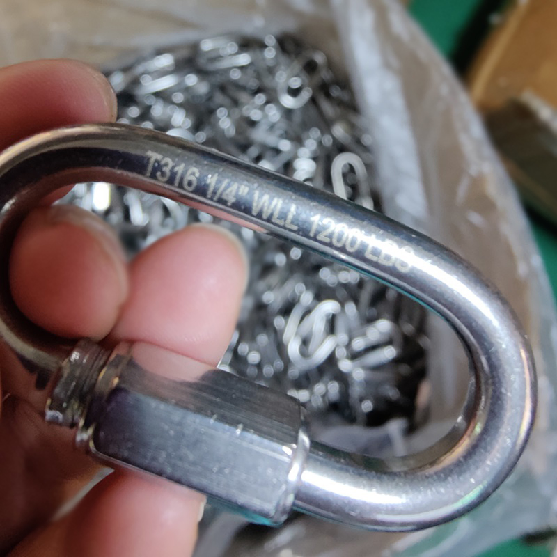 Durable Heavy Duty Stainless Steel Quick Link for Outdoor Camping Gear