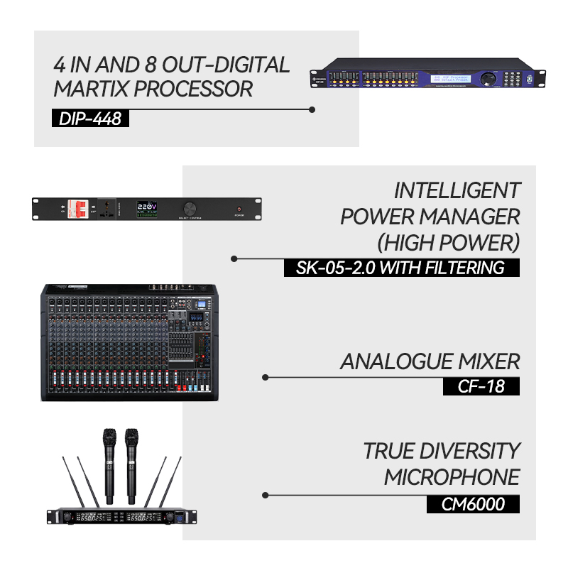 Chordio Tg-210p 10 Inch Driver Neutrik Connector PA System Passive Line Array Speaker