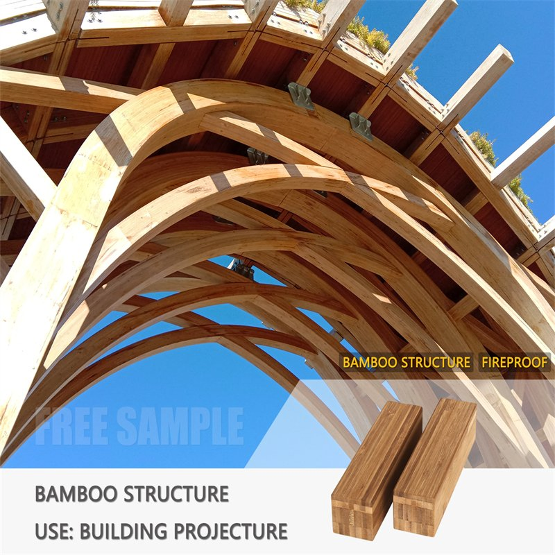 Strand Woven Hot-Pressed Bamboo Beam for High-Density Construction