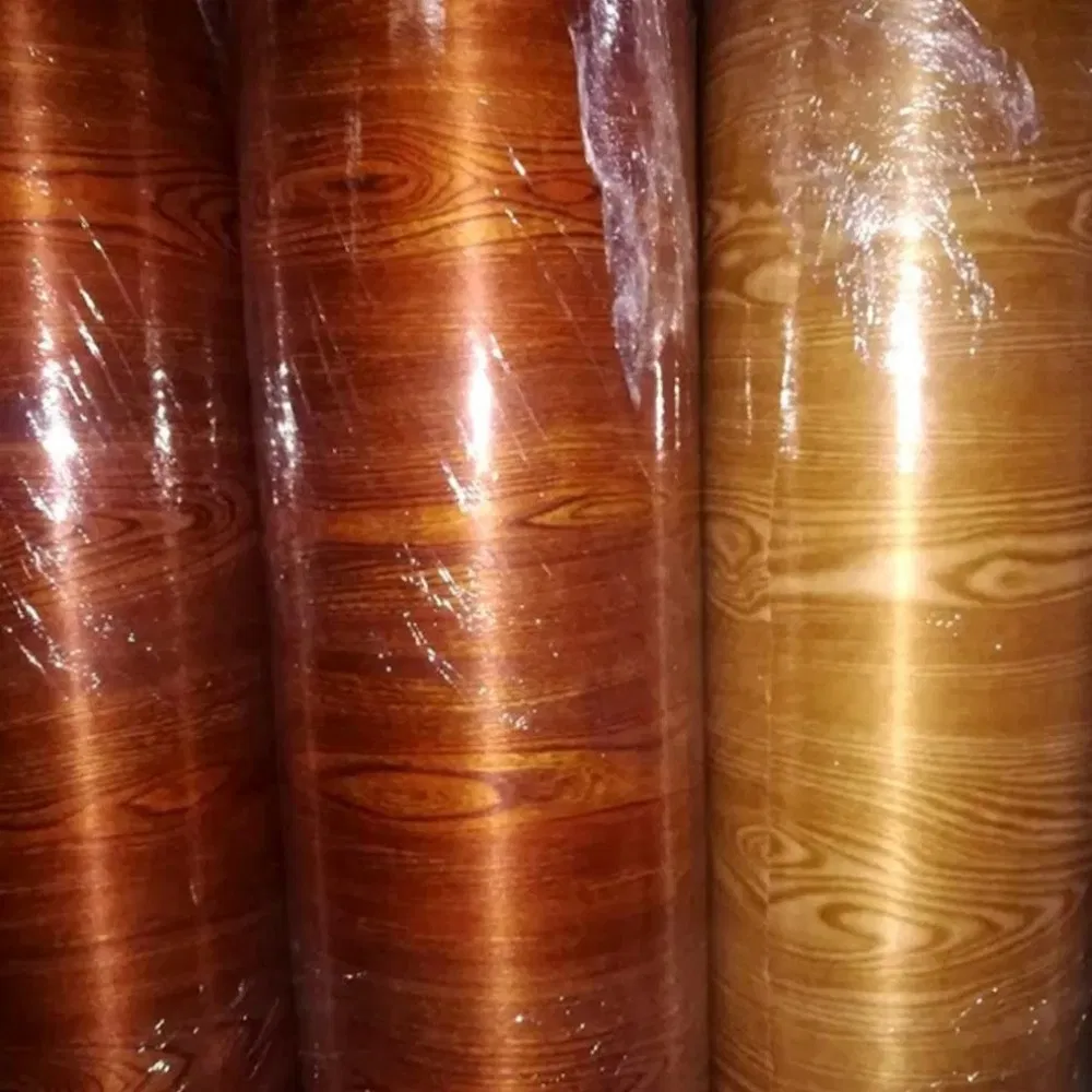 Decorative Wood Grain Pattern Polyester Fabric Reinforcement for FRP Profiles