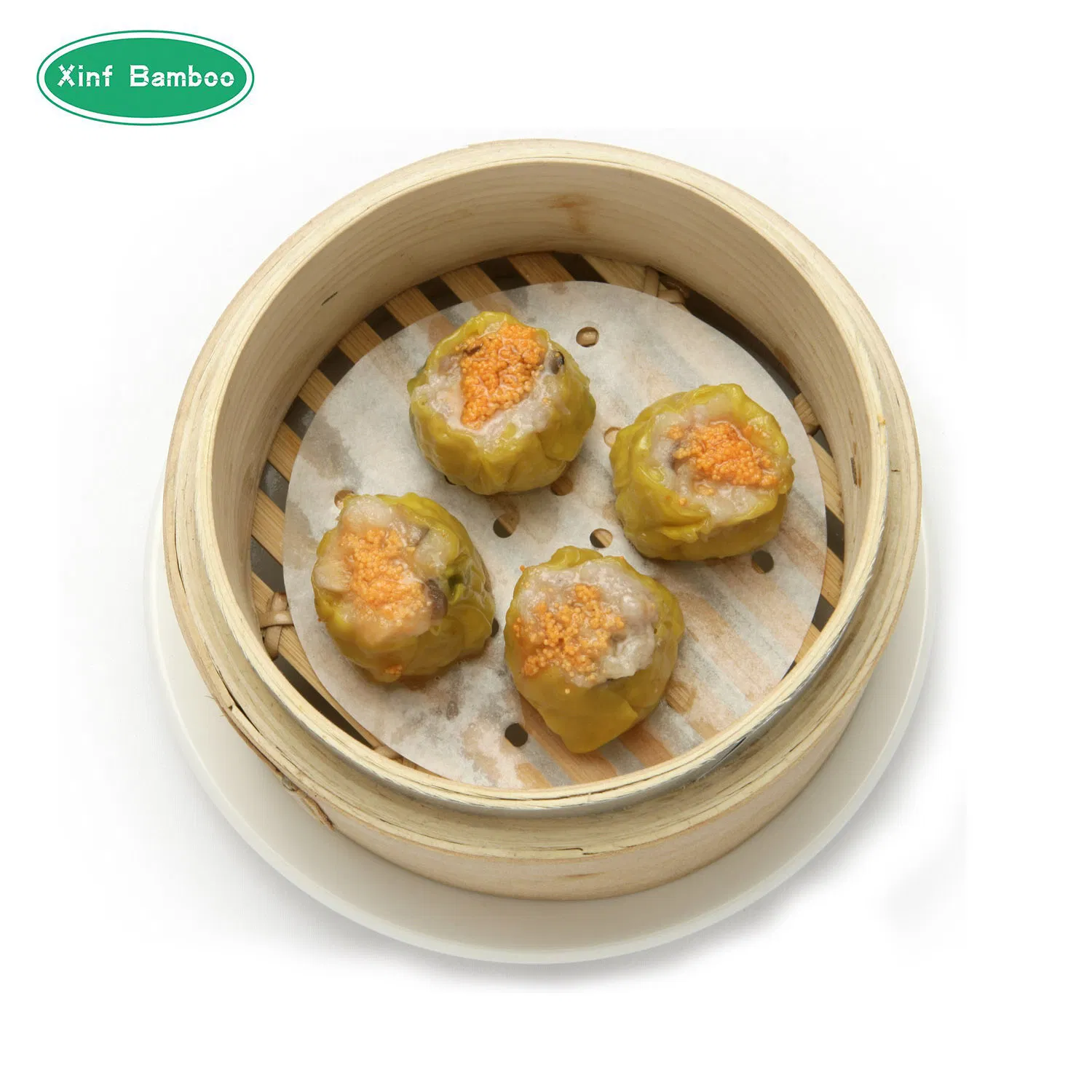 Бамбуковая пароварка 3-х уровневая, 40 см