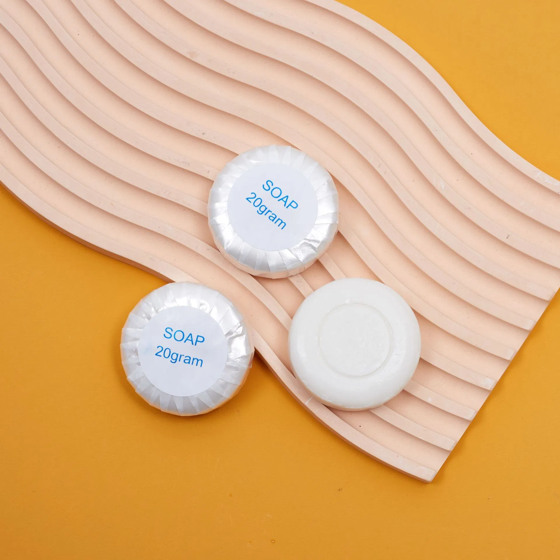 Elegant Design Hotel Soap with Private Logo and ISO9001 Certification