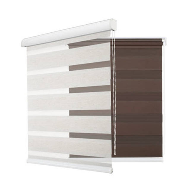 New Design Window Zebra Blinds with Dust Cover Inside Mount