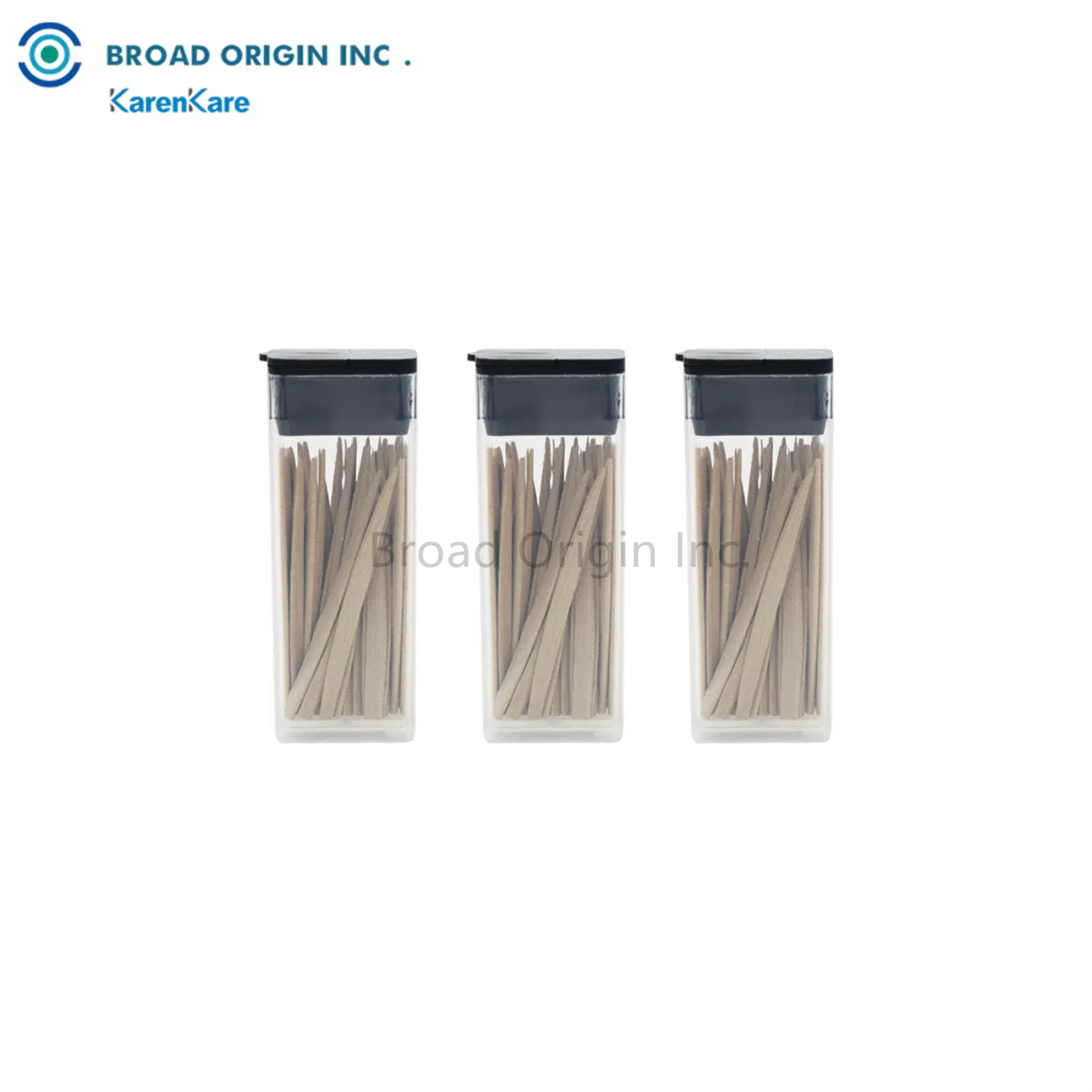 Biodegradable Wooden Toothpicks Bamboo Interdental Brush Picks