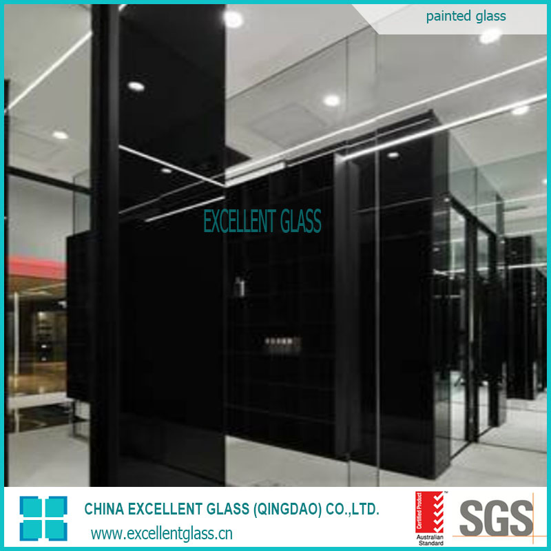 3mm, 4mm, 5mm, 6mm Building Interior Decorative Colors/Frosted/Silk Screen Printed Painted Ceramic Fritted Printing Tempered Toughened Laminated Insulated Glass