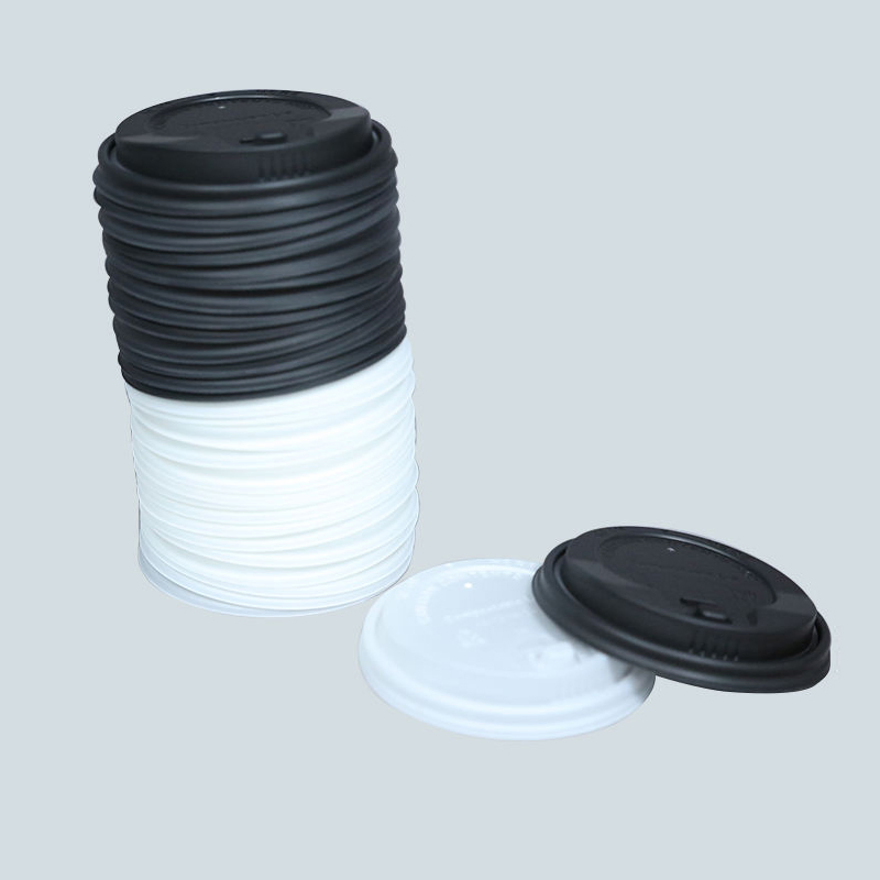 Disposable Take Away Coffee Cup Cpla Lid Use Hot Drink Paper Cup Lid 90mm